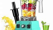OMMO Blender 1800W, Professional High Speed Countertop Blender with Durable Stainless Steel Blades, 60oz BPA Free Blender for Shakes and Smoothies, Nuts, Ice and Fruits, Dishwasher Safe