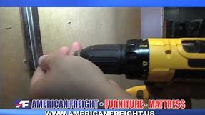 American Freight How To's: How to Attach a Mirror to a Dresser