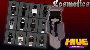 30+ Sweaty Skins With Cosmetics + Capes (hats, crowns and more!) Works on hive!