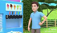 The Ice Cream Machine Song - Heykds Cartoon Nursery Rhymes