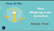 Weighing scale animation after effects Tricks | cycleanimation