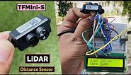How LiDAR Works || Interfacing TFMini-S Micro LiDAR Distance Sensor with Arduino