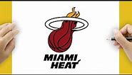 Learn How to Draw the Miami Heat Logo - Step-by-Step Tutorial | NBA Team