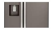 GE 21.8 Cu. Ft. Slate Counter-Depth Side-By-Side Refrigerator - GZS22IMNES