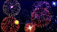 Animated fireworks festival motion background - free diwali fireworks motion Design background video