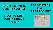 Parts Count in FANUC System
