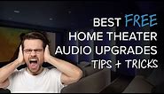 Best FREE Home Theater Audio Upgrades | Tips & Tricks w/ Test Tones