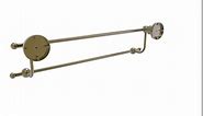 Allied Brass AP-72/24 Astor Place Collection 24 Inch Double Towel Bar, Antique Brass