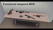 Functional Weapons MOD. Sims4