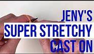 Jenys super stretchy cast on knitting tutorial
