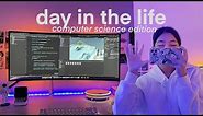 DAY IN MY LIFE | study + coding vlog, library, set-up upgrades, gaming