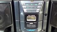 JVC PC-X202 CD Portable Component System Demo
