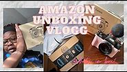 MY FIRST VLOGGING CAMERA| AMAZON FINDS, UNDER $200 *Pink 4K vlogging camera, tripod & more!