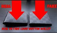 HOW TO TELL REAL VS FAKE LOUIS VUITTON MENS WALLET