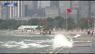 Dangerous waves, rip currents continue on Lake Michigan