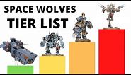 Space Wolves Units Tier List - the best and strongest Space Wolf Datasheets in Warhammer 40K
