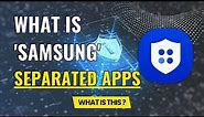 What is Samsung Separated Apps? Everything You Need to Know About Separated Apps is Explained