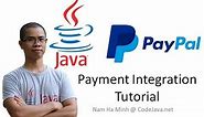 Java PayPal Payment Integration Tutorial