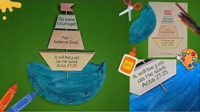 Paul's Shipwreck Bible Craft - Acts 27