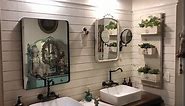 TOOLKISS 22 in. W x 30 in. H Rectangular Aluminum Framed Wall Bathroom Vanity Mirror in Black B5676