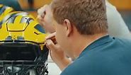 Michigan Football Helmet Painting