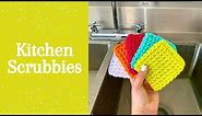 Kitchen Scrubby Crochet Pattern Tutorial, Free Crochet Pattern