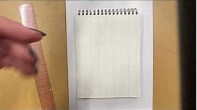 Drawing a 1x1 inch grid on Paper