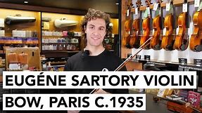 Eugène Sartory Violin Bow, Made in Paris c. 1935