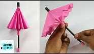 How To Make A Paper Umbrella ☂️ | Umbrella That Open And Close | DIY Paper Umbrella