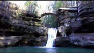 Breath taking Old Man's Cave Upper Falls, Hocking Hills State Park, Logan, Ohio