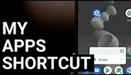 Creating a Google Play Store Apps and Games Shortcut