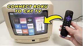 How to Connect your Roku Stick to Your CRT TV