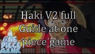 How to get Haki v2 AOPG Showcase and full guide