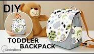 DIY TODDLER BACKPACK | Cute Bag for baby Sewing Tutorial [sewingtimes]