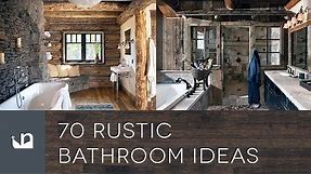 70 Rustic Bathroom Ideas