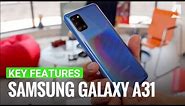 Samsung Galaxy A31 hands-on and key features