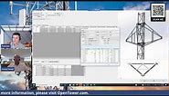 Episode 3 - OpenTower Designer LIVE: Guyed Tower Structural Analysis