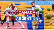 Canada vs Argentina Match Highlights | 2019 World Dodgeball Championships | Day 2