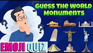 Emoji Explorer Challenge: Guess the Global Monuments! | Emoji Guess Quiz 😍