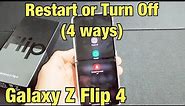 Galaxy Z Flip 4: How to Restart & Power Off (4 Ways)