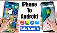 how to transfer data Android to iphone 2024 | iphone se android me data transfer kaise kare | 2024