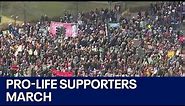 1st post-Roe v. Wade pro-life march takes place in Washington D.C.
