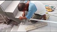 Tutorial On How To Install A Stair Nosing On Concrete..
