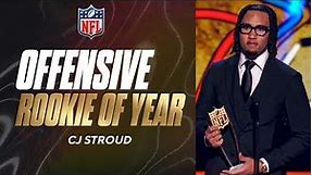 CJ Stroud Wins Offensive Rookie of the Year I NFL Awards I CBS Sports