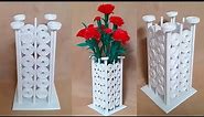 Vas Bunga dari Kertas HVs Bekas || Vase Paper Flower