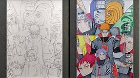How to Draw All Akatsuki Characters - [Naruto] | step by step