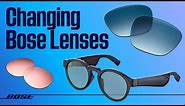 Bose Frames – Changing Bose Lenses