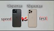 iphone 13 promax vs iphone 12 promax speed test comparison