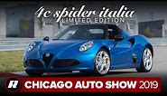 2020 Alfa Romeo 4C Spider Italia will be an uncommon sight | Chicago 2019