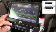 How to install Touchscreen Bluetooth Car Stereo with Flip Out Screen - 7 single Din Pyle